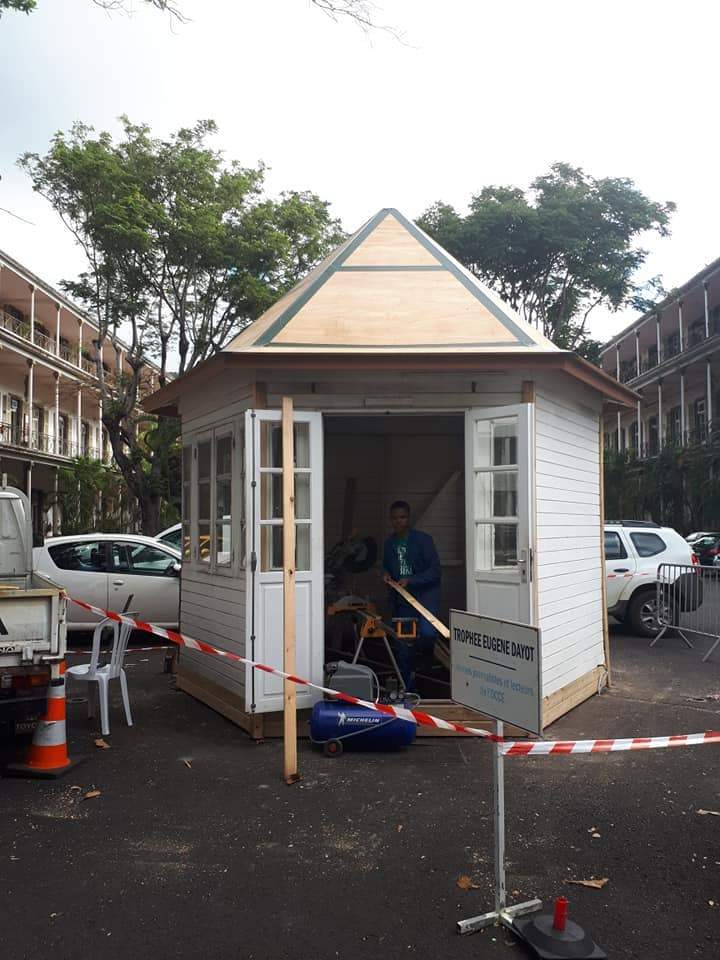 Construction kiosque Saint-Denis